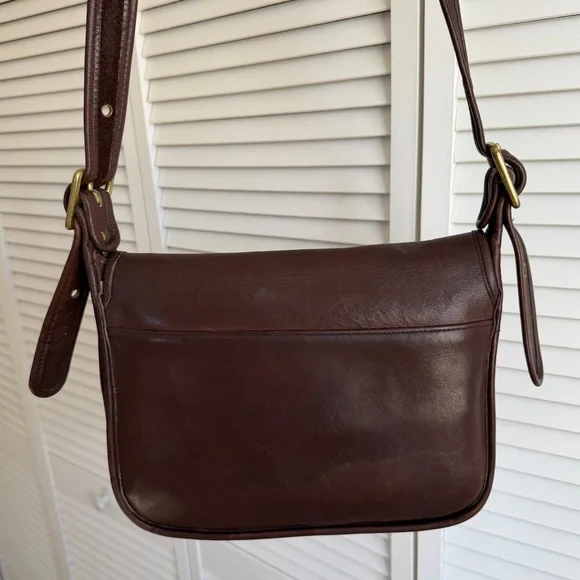 Vintage Coach Patricia Legacy Shoulder Bag Brown Flap 9951 - Picture 4 of 12